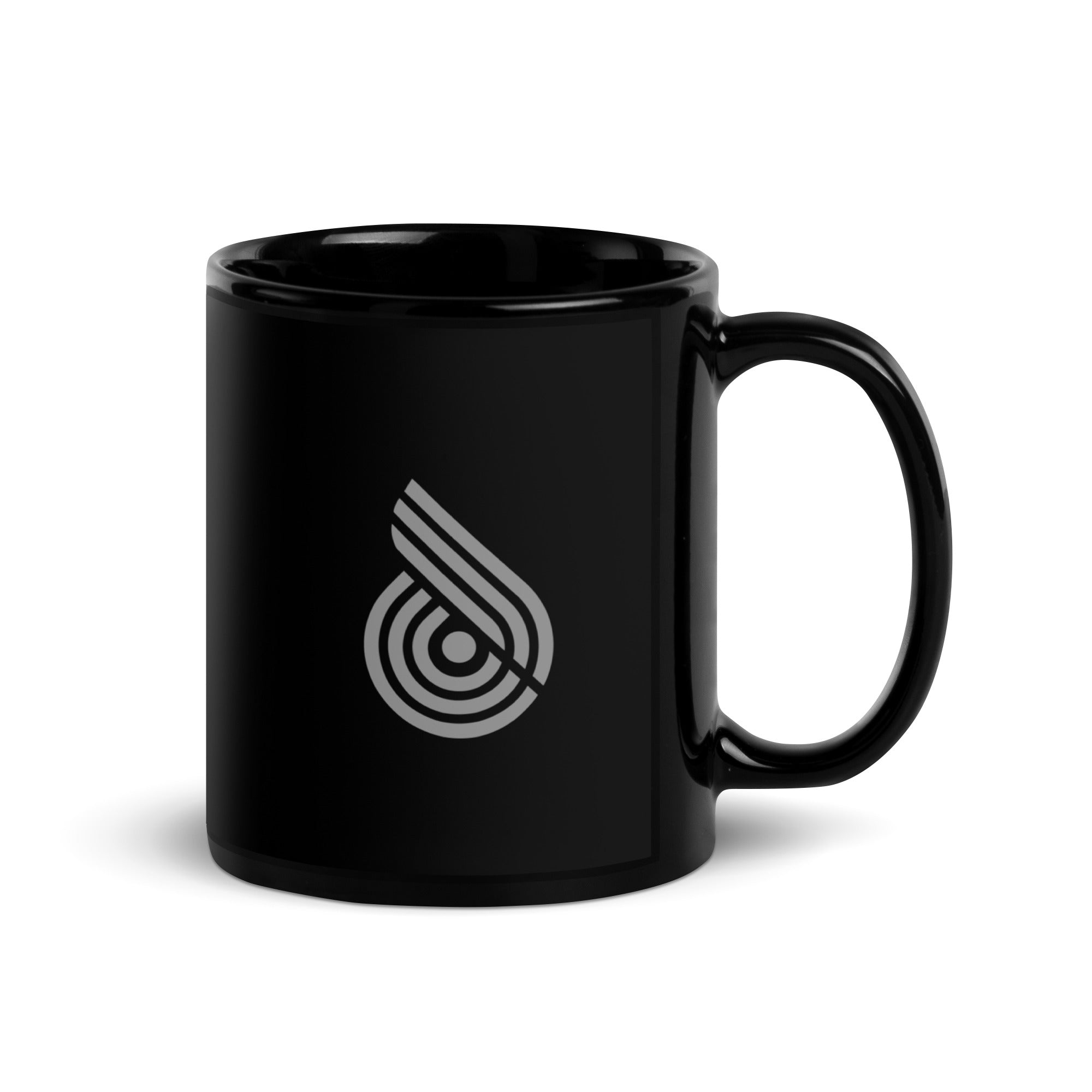 Trinity Black Glossy Mug