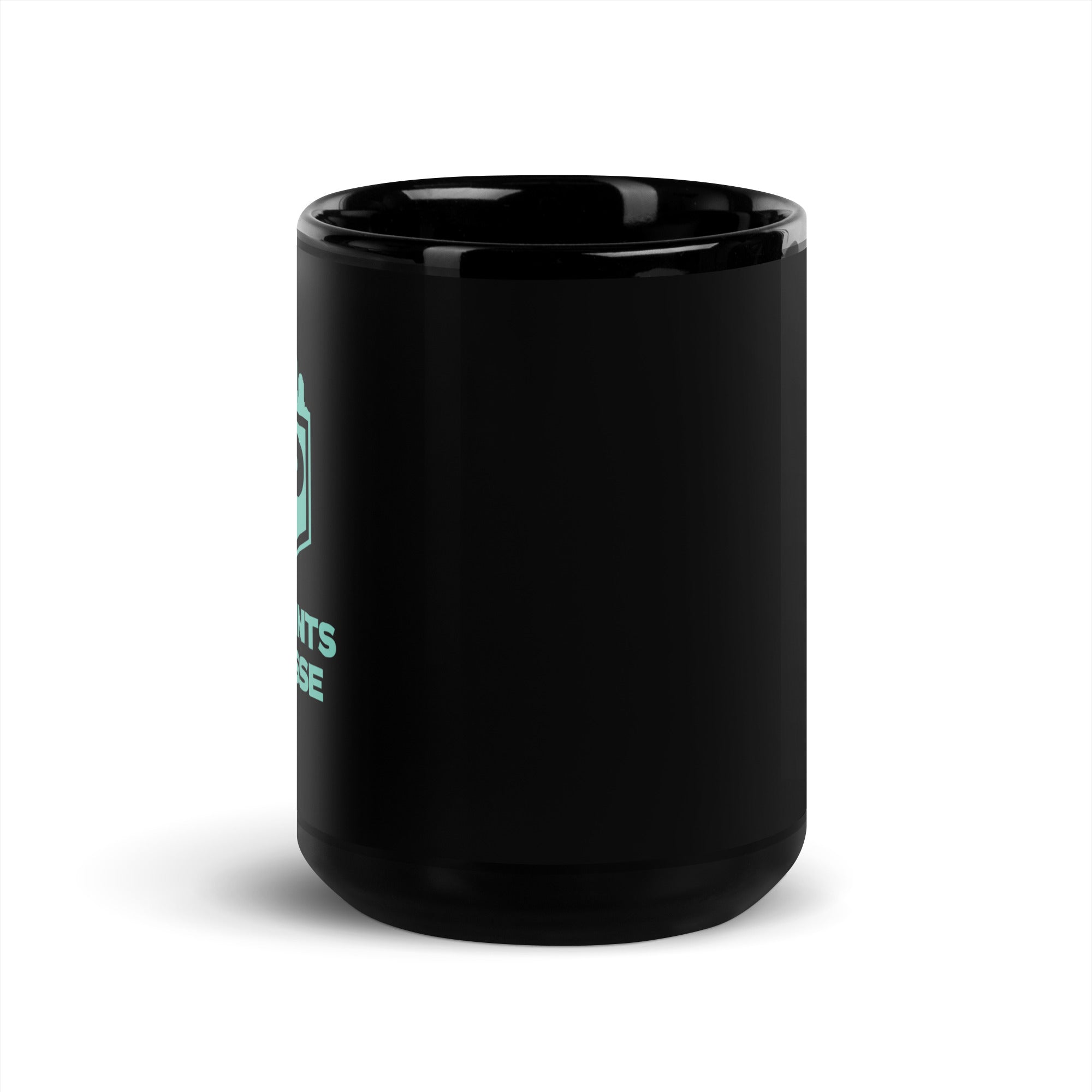 5P Black Glossy Mug