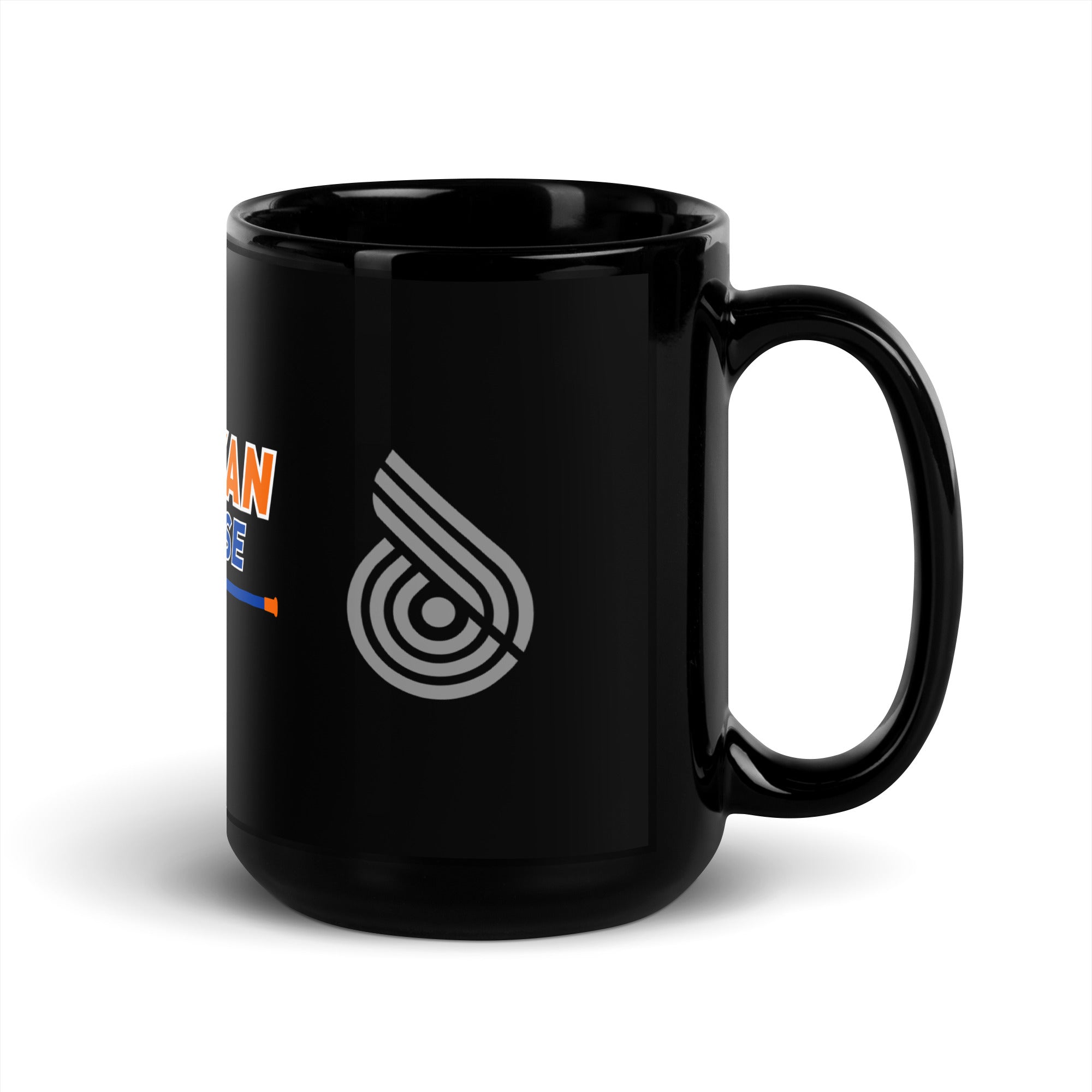 Penn Yan Black Glossy Mug