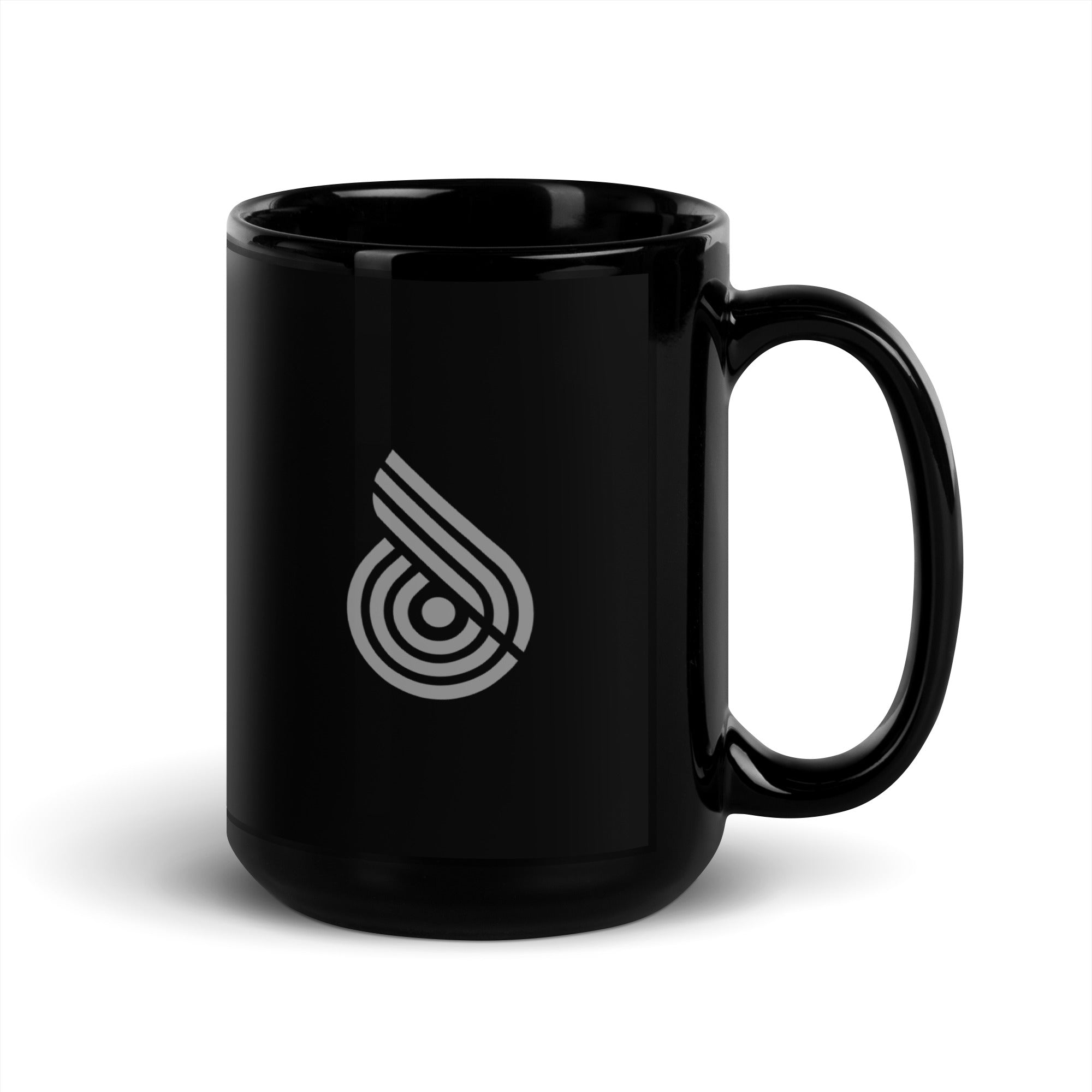 Trinity Black Glossy Mug