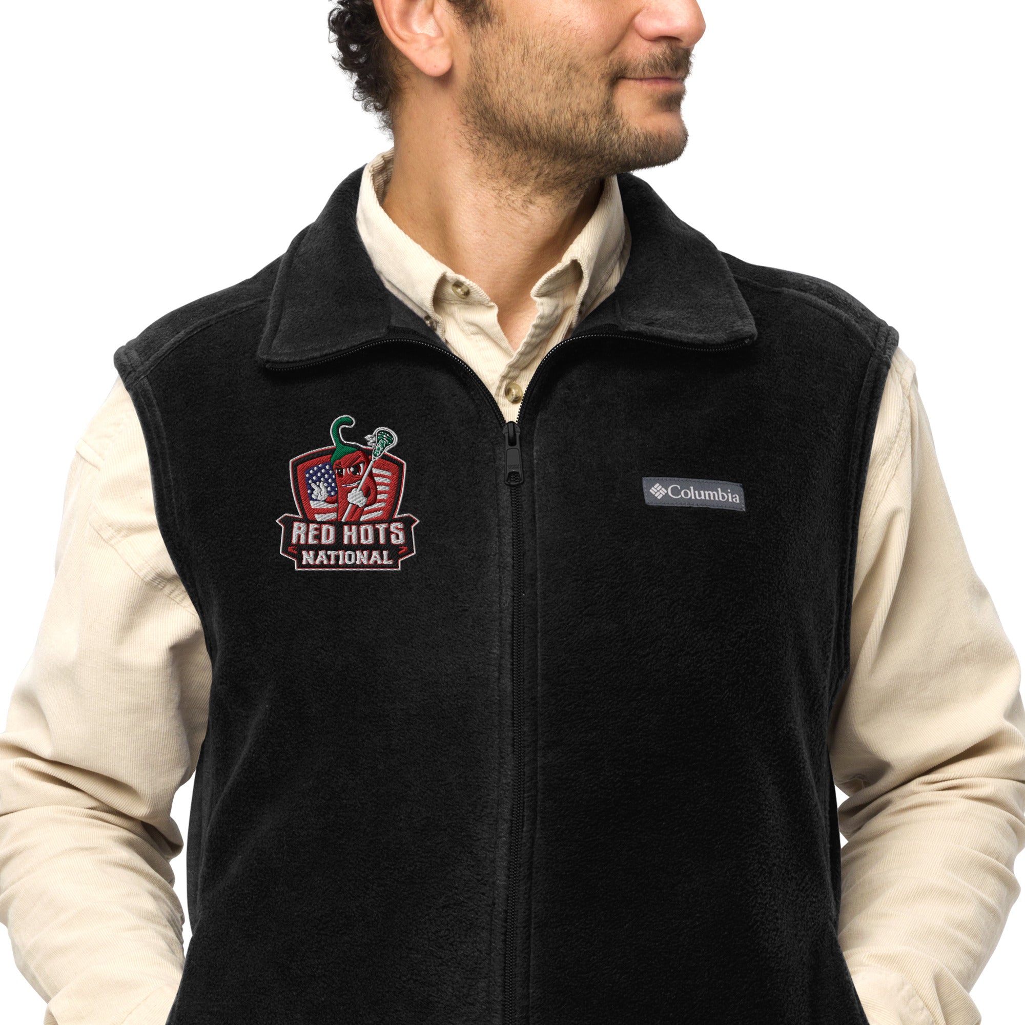 Red Hots Men’s Columbia fleece vest
