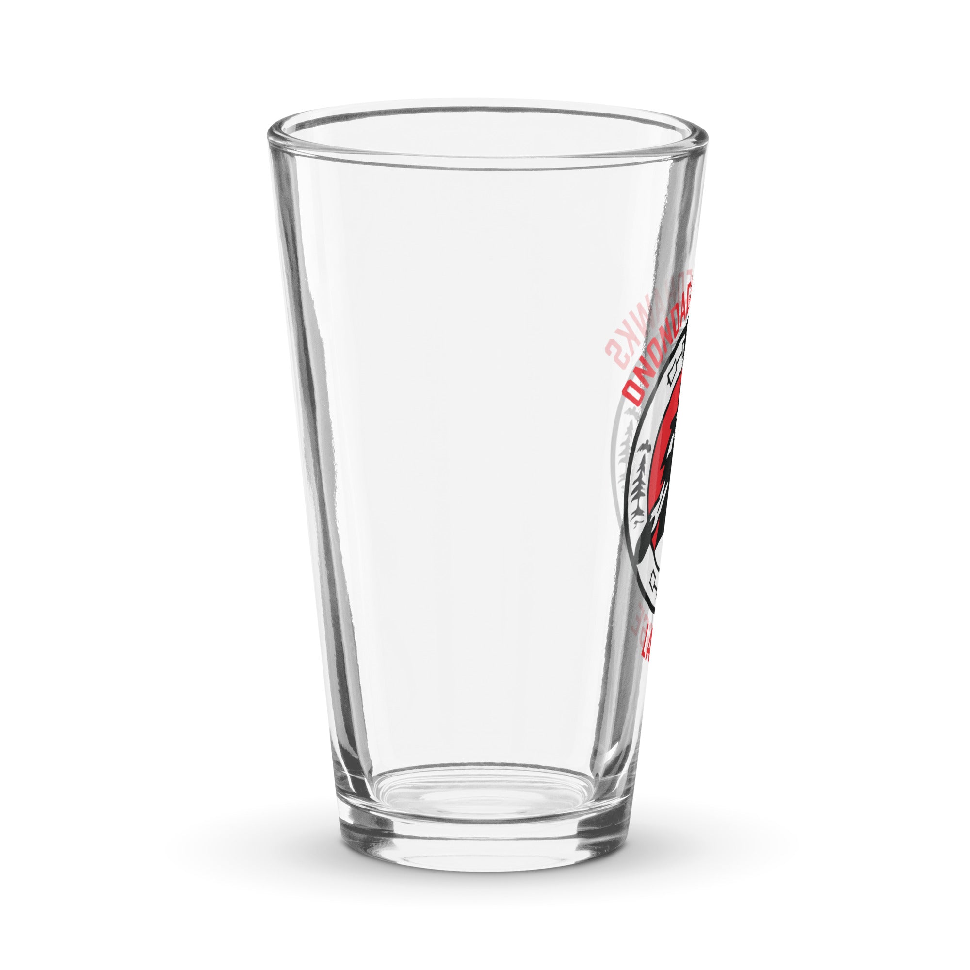 Redhawks pint glass