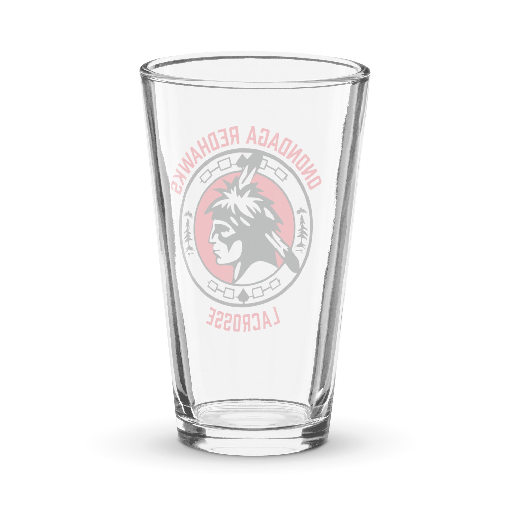 Redhawks pint glass