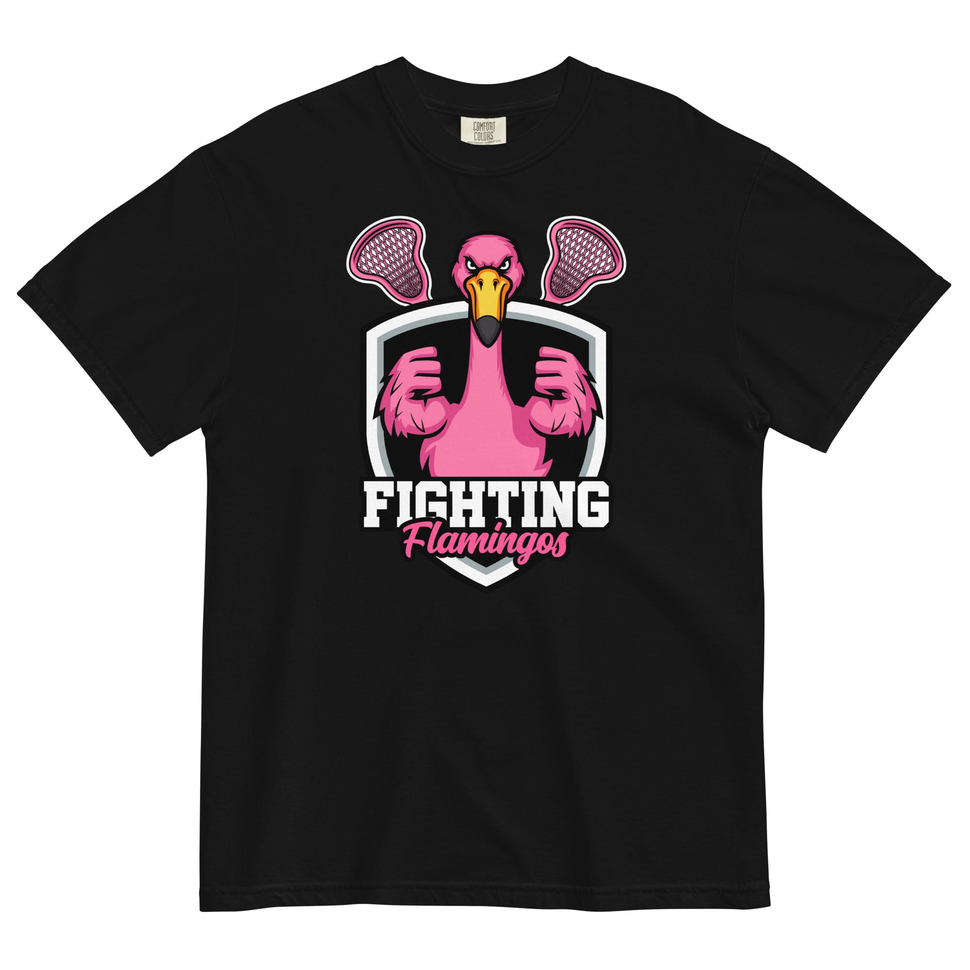 Flamingos Unisex garment-dyed heavyweight t-shirt
