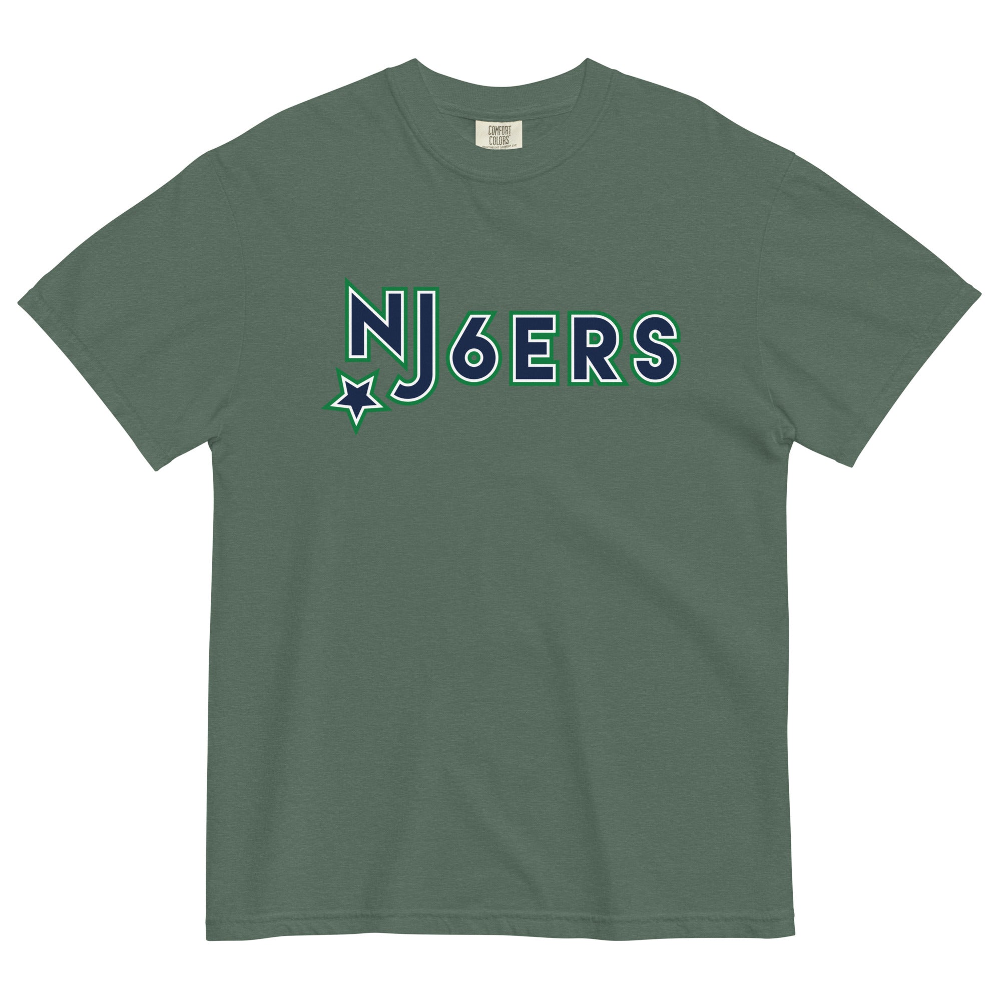 Sixers Unisex garment-dyed t-shirt