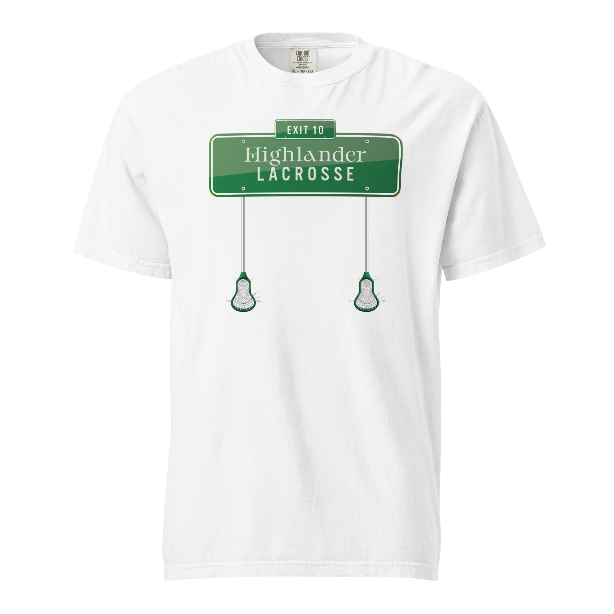 Exit 10 Highlander Unisex garment-dyed t-shirt