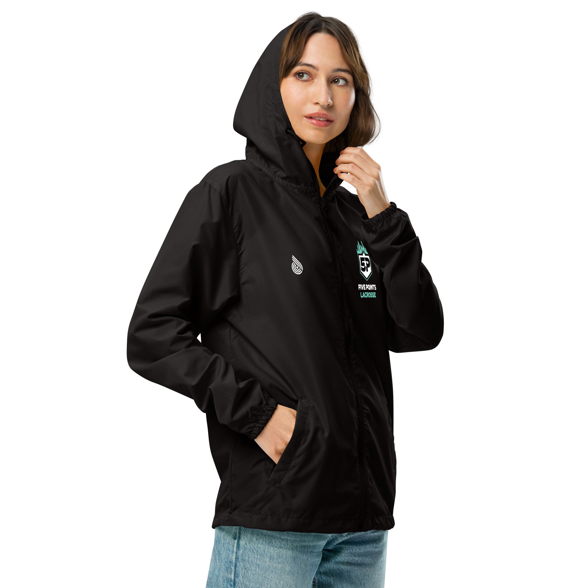 5P Unisex Lightweight Zip Up Windbreaker