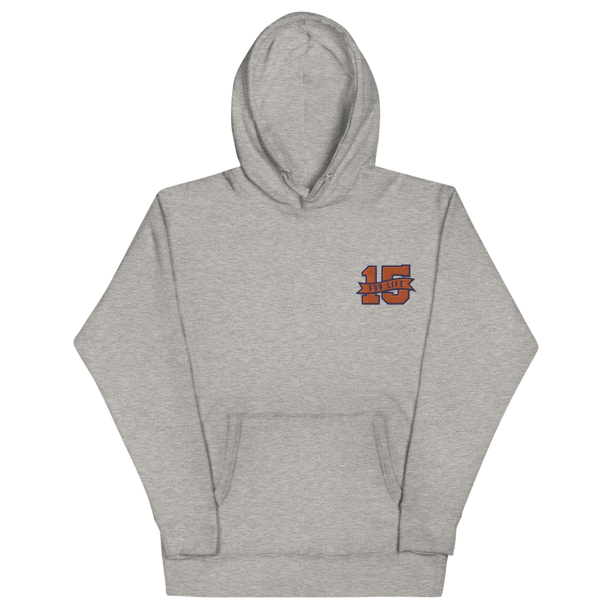 15 For Life Embroidered Unisex Hoodie