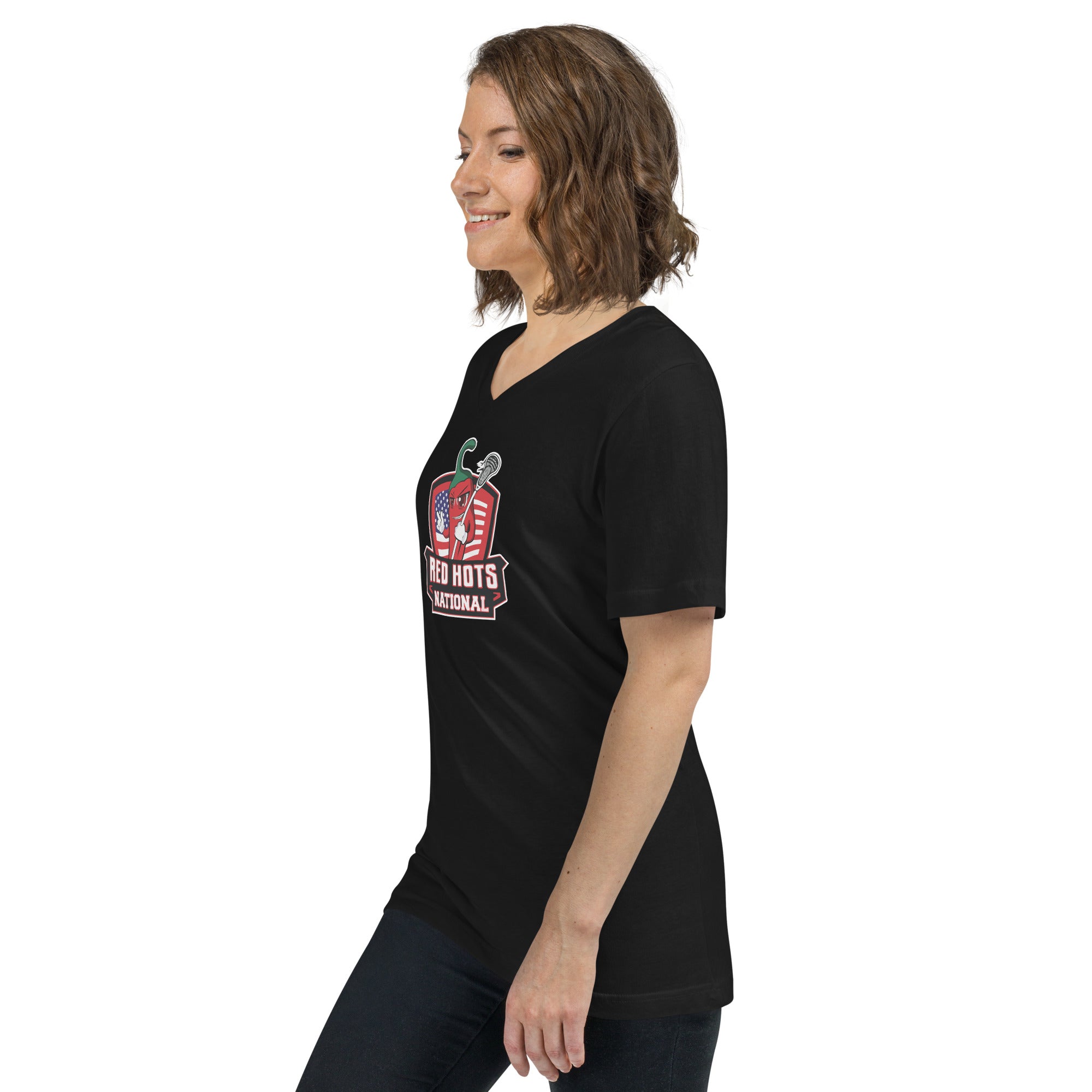 Red Hots Unisex V-Neck T-Shirt