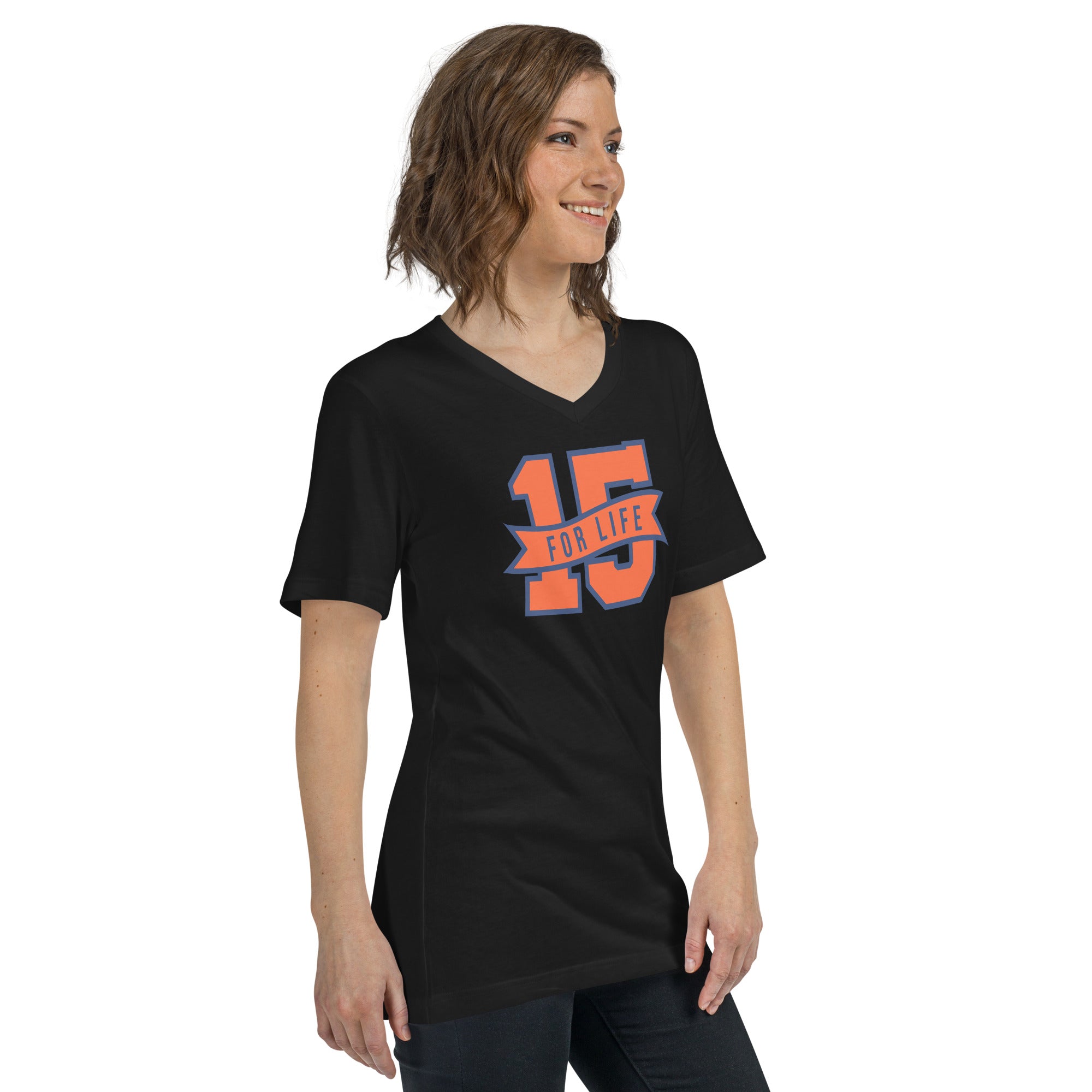 15 For Life Unisex V-Neck T-Shirt