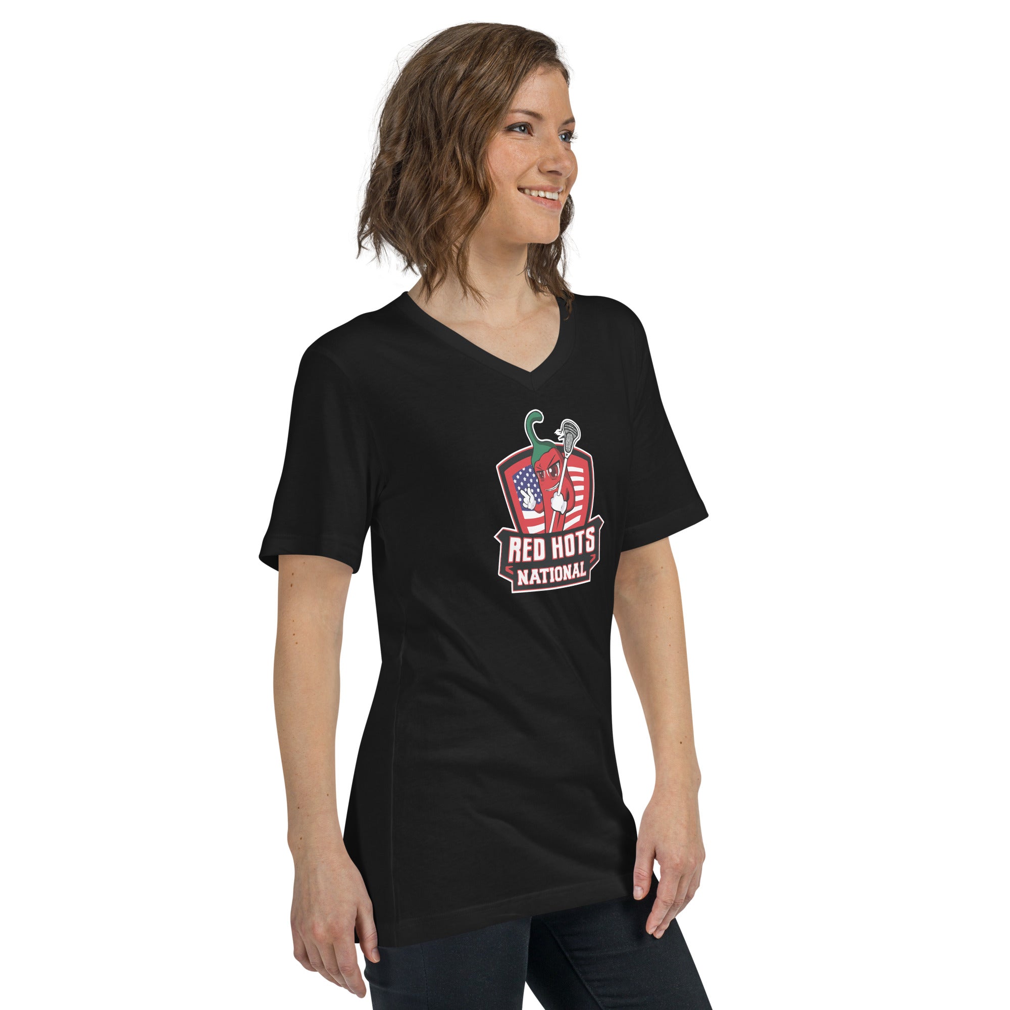 Red Hots Unisex V-Neck T-Shirt