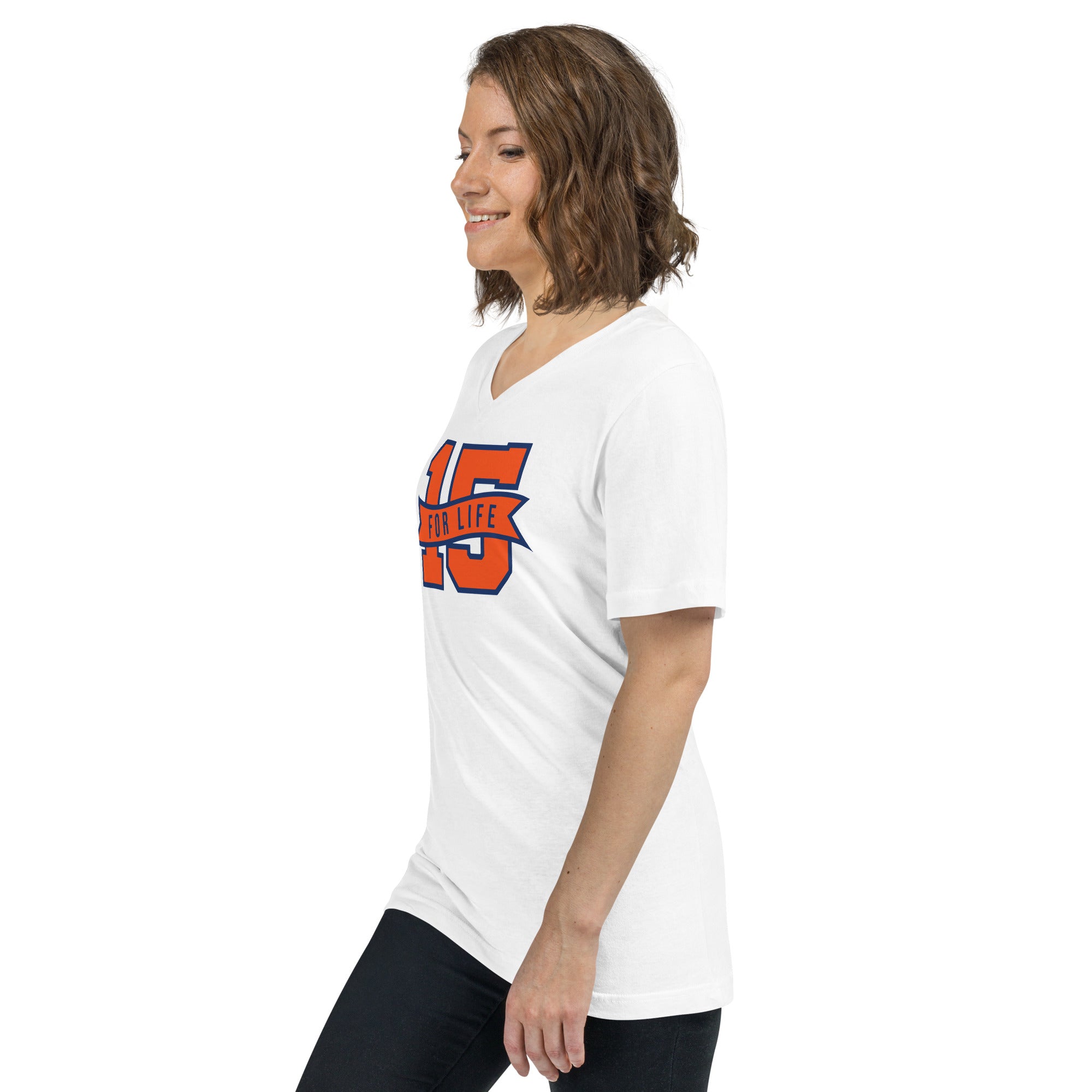 15 For Life Unisex V-Neck T-Shirt