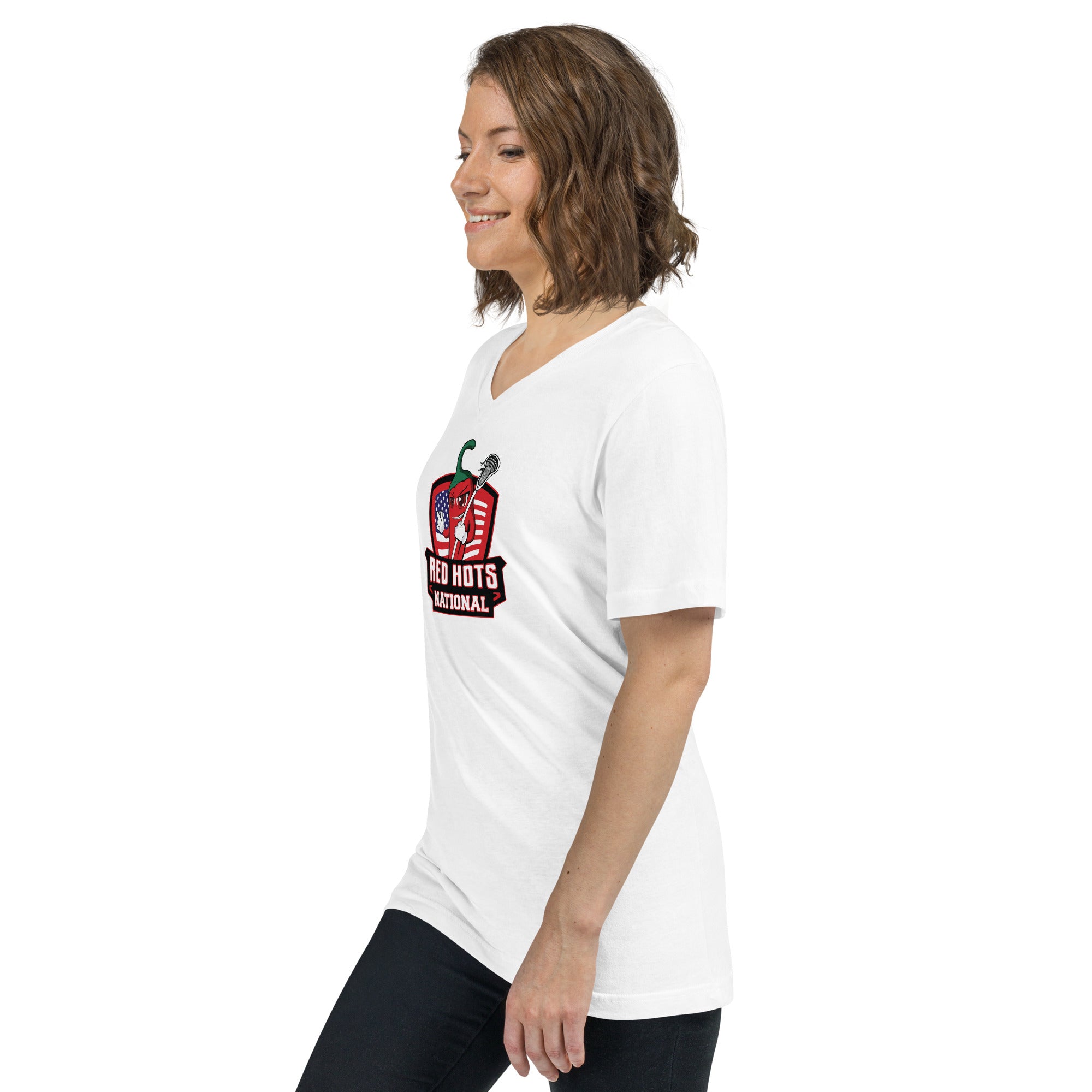 Red Hots Unisex V-Neck T-Shirt