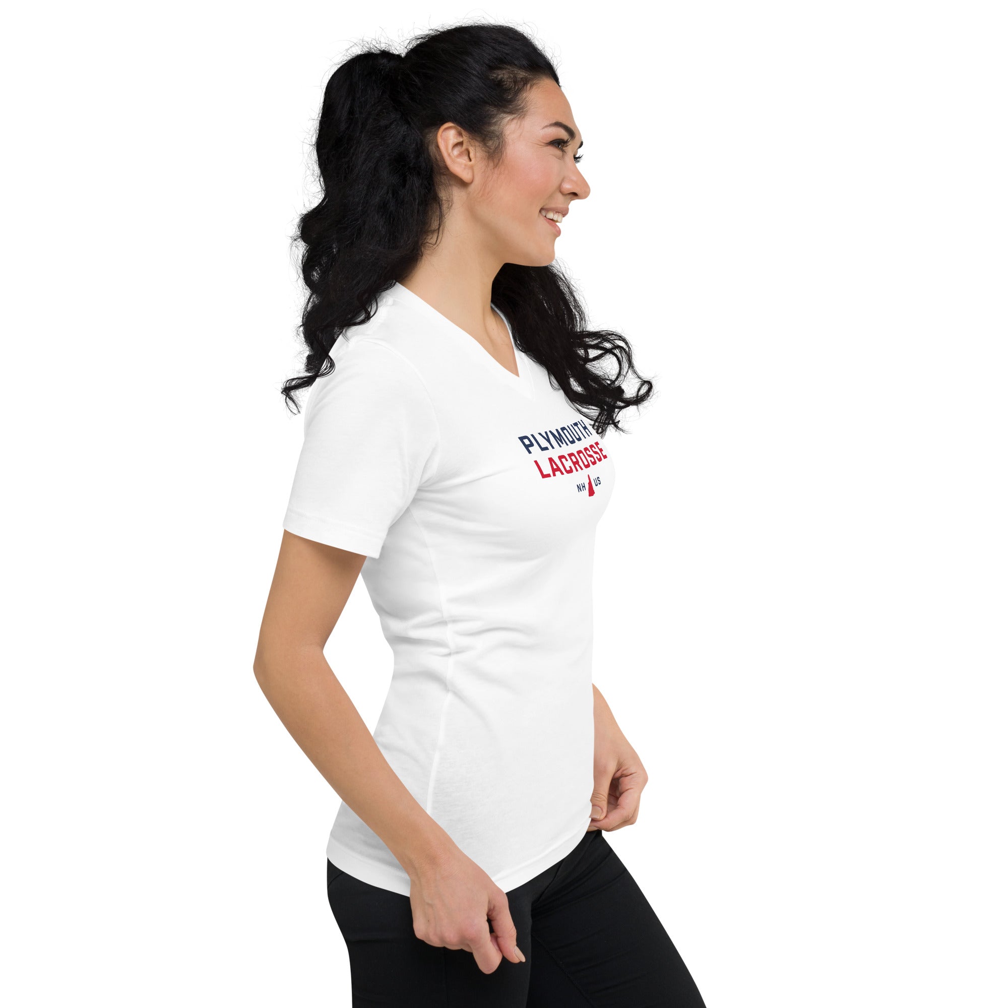 Plymouth Unisex V-Neck T-Shirt