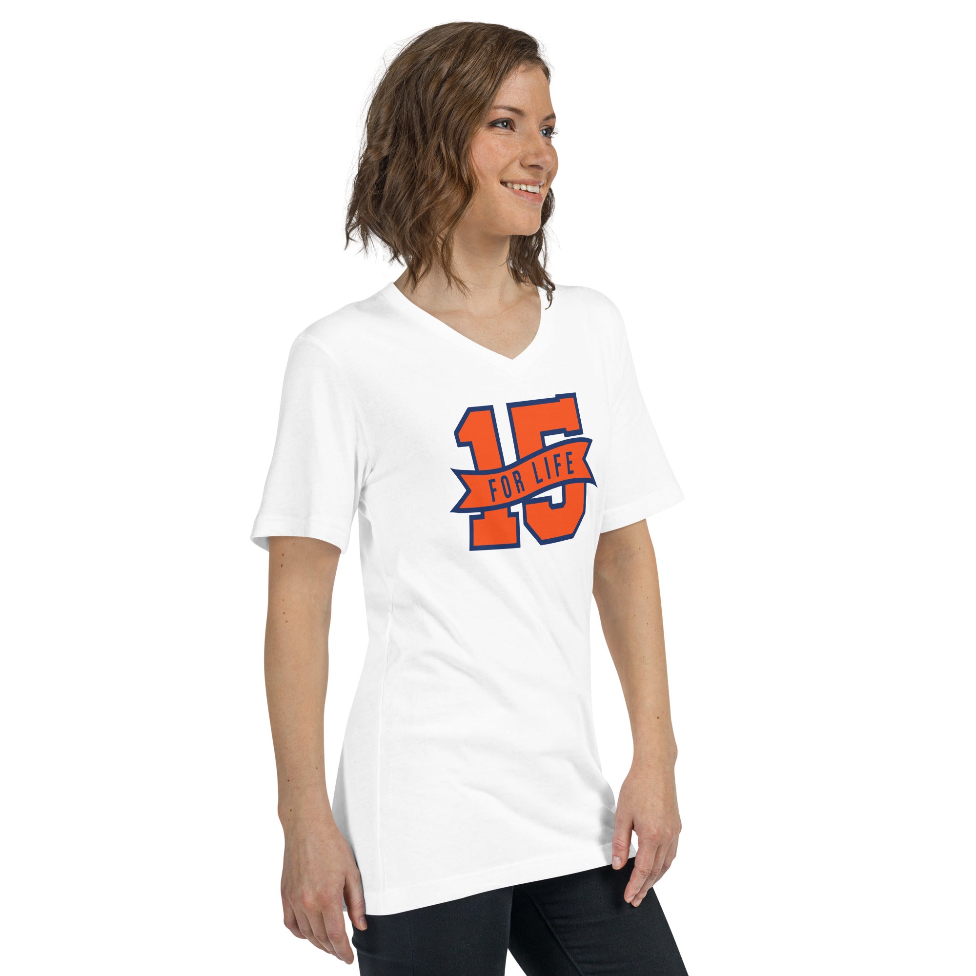 15 For Life Unisex V-Neck T-Shirt