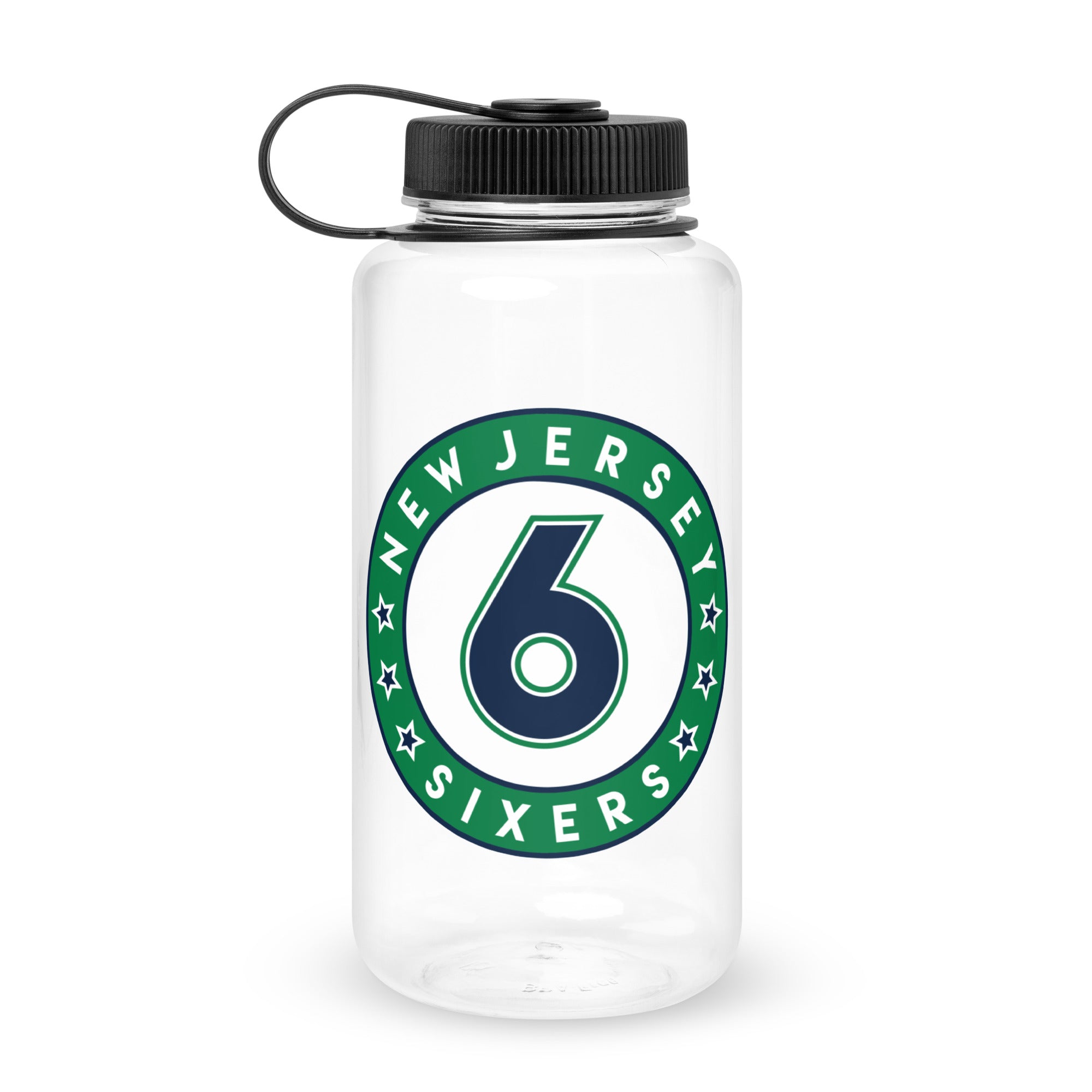 Sixers plastic water bottle