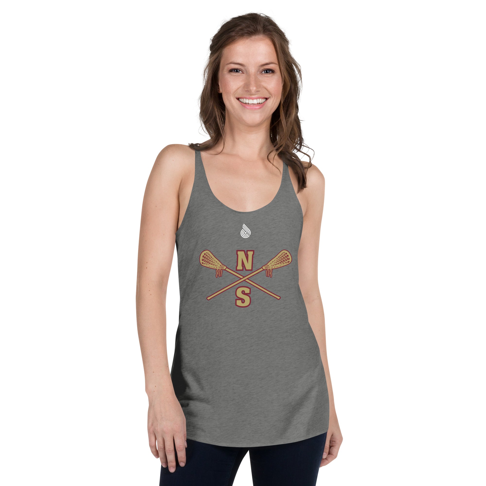 N-S Women's Racerback Tank (Boys Logo)