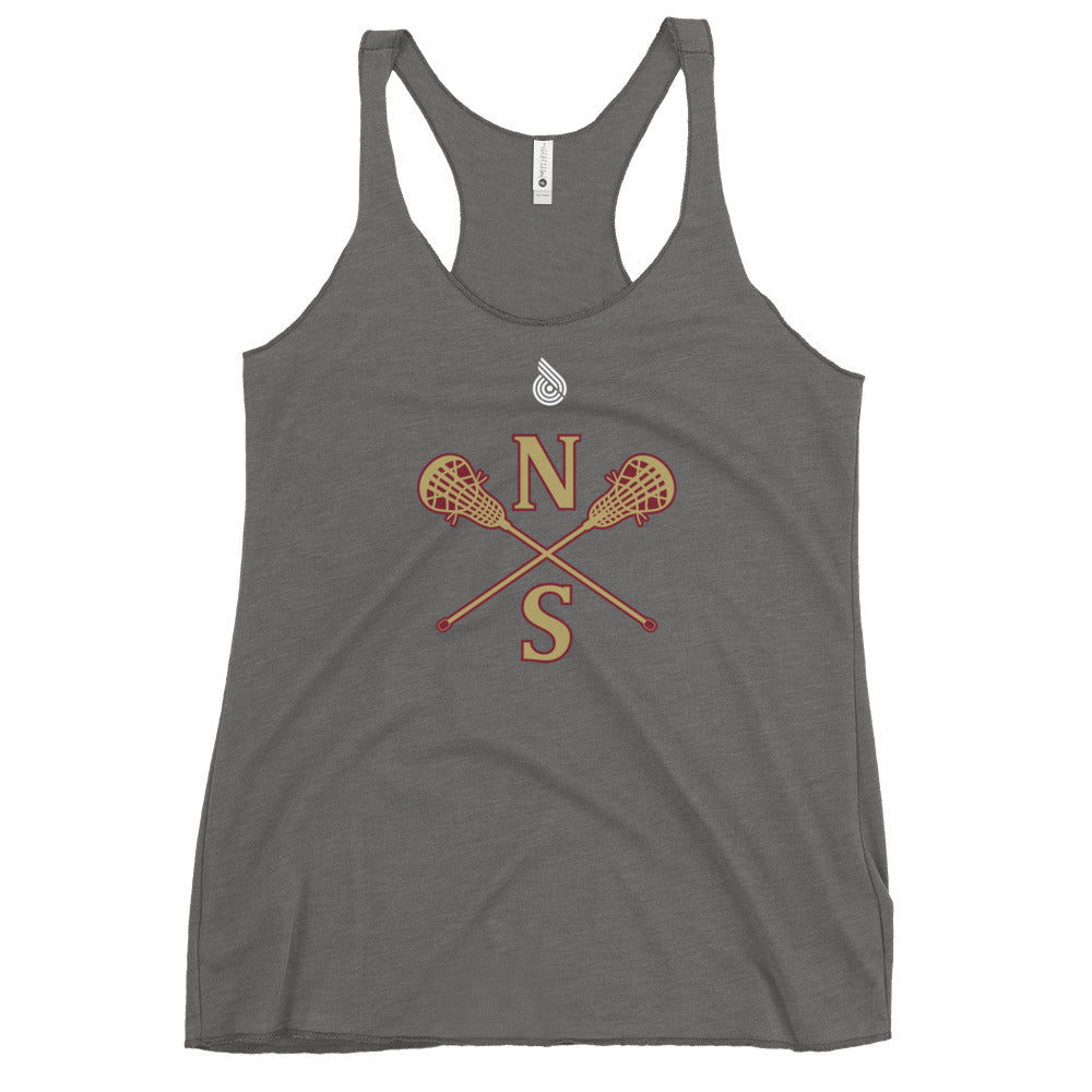 N-S Women's Racerback Tank (Girls Logo)