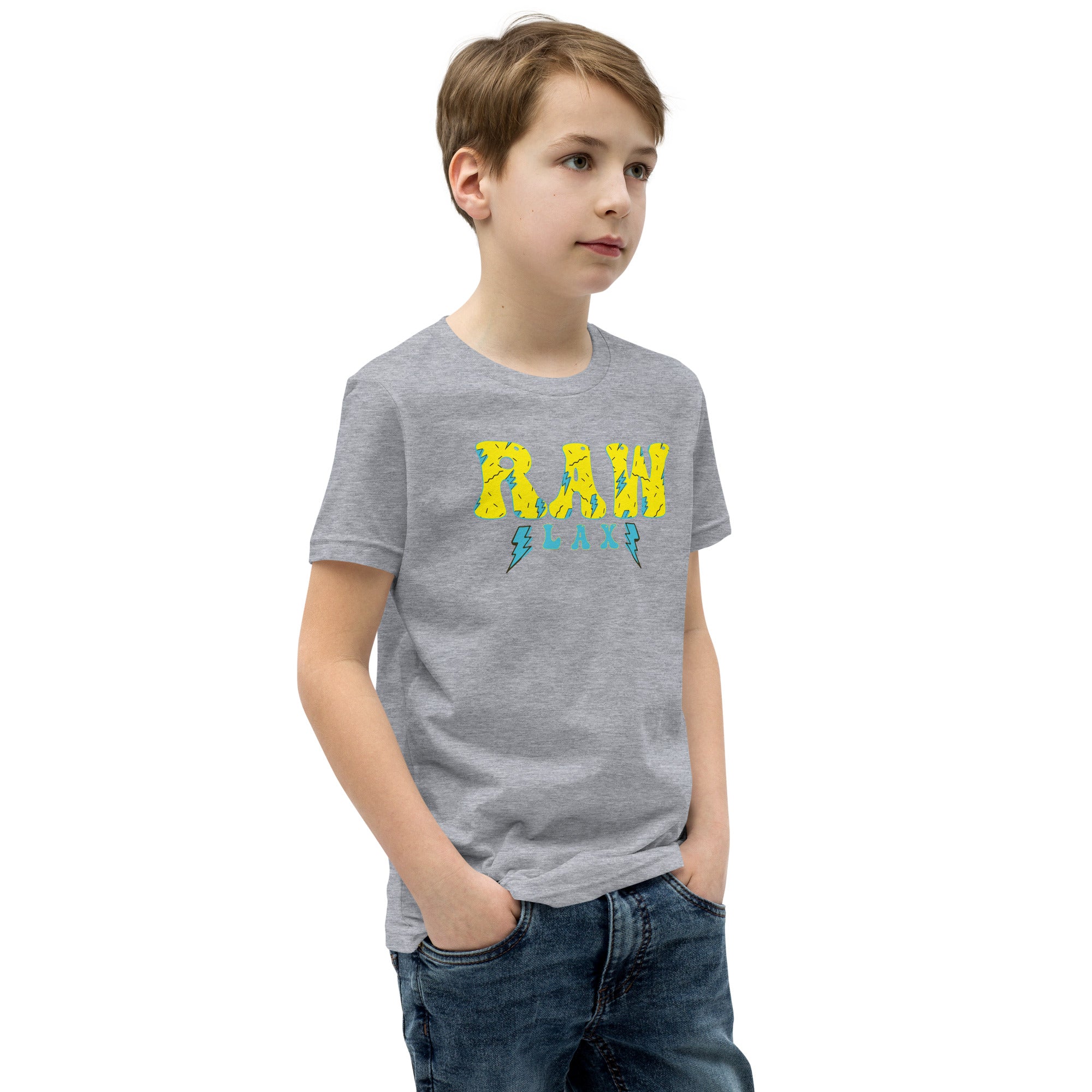 Raw Lax Youth Short Sleeve T-Shirt