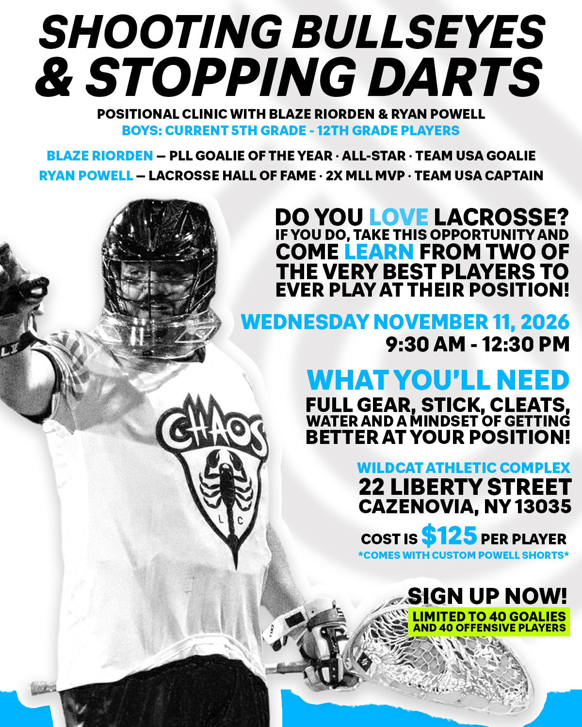 Shooting Bullseyes & Stopping Darts Clinic