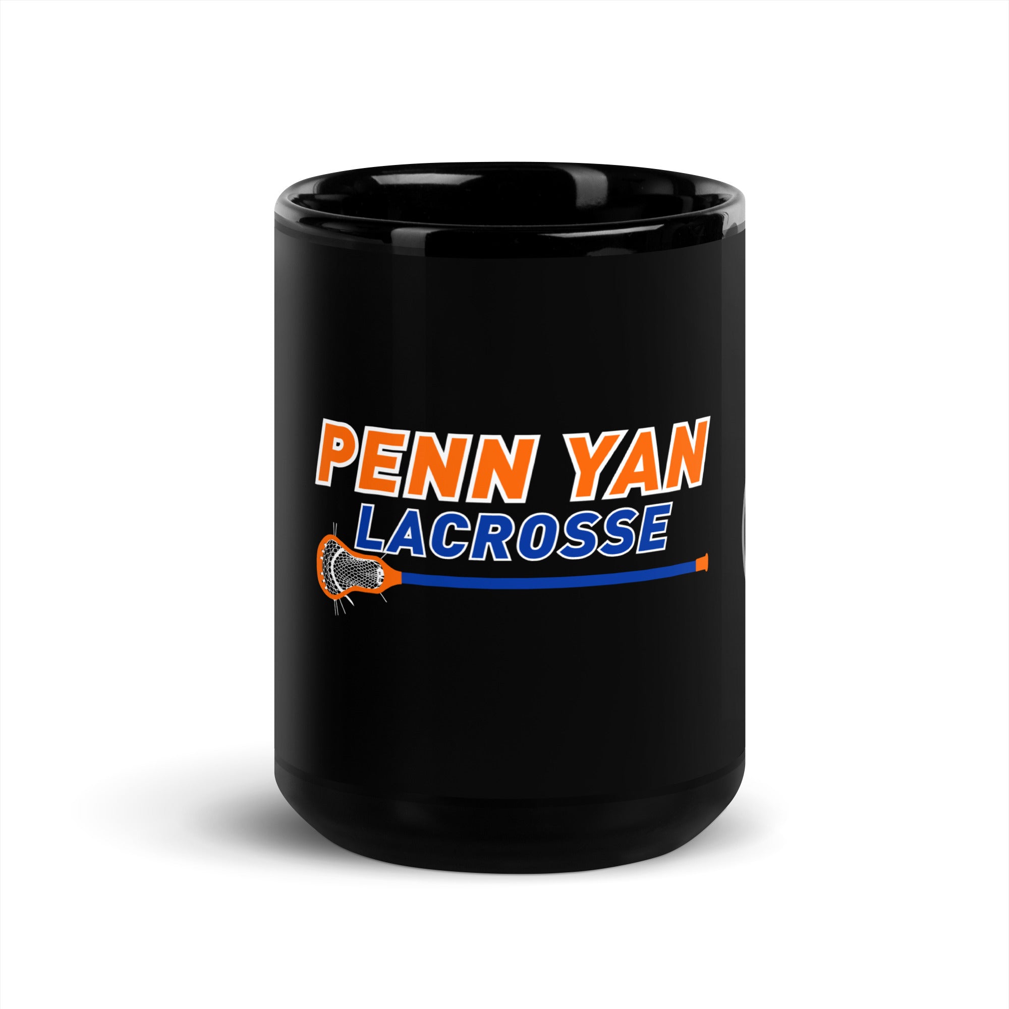 Penn Yan Black Glossy Mug