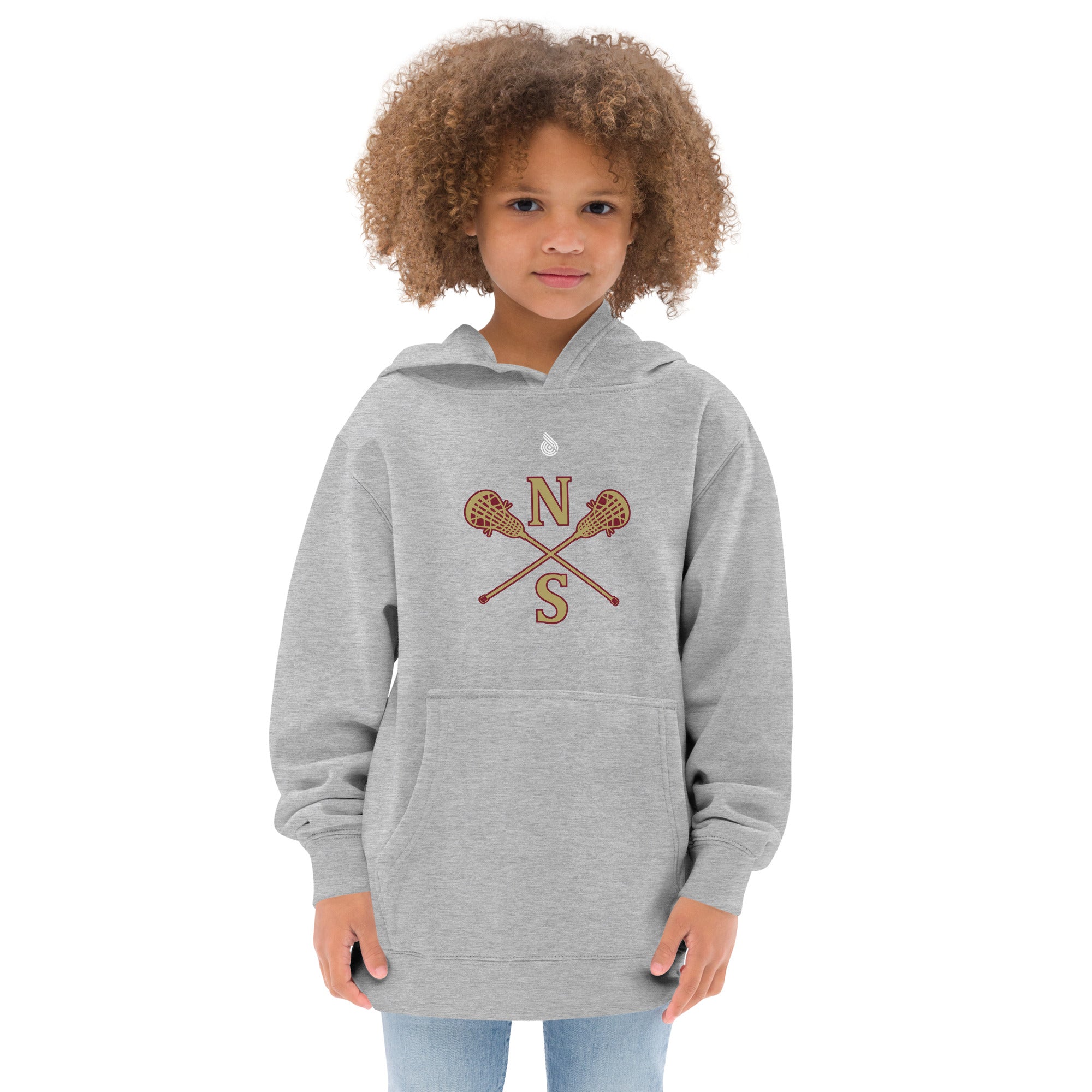 N-S Kids fleece hoodie (Girls Logo)