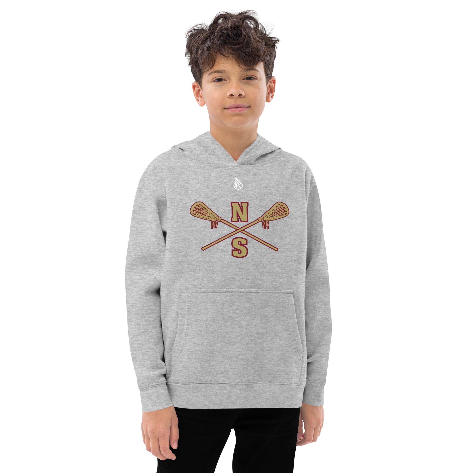 N-S Kids fleece hoodie (Boys Logo)