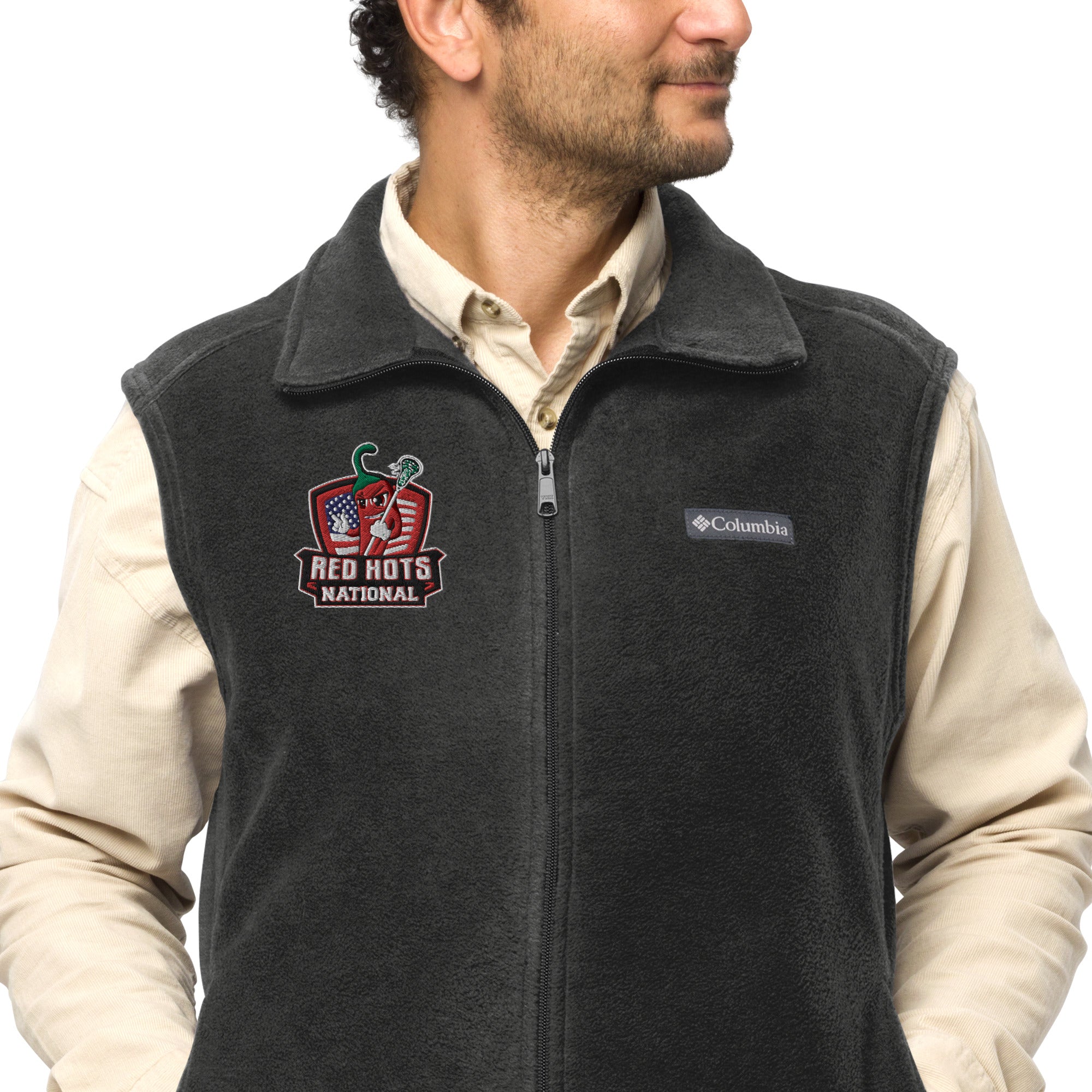 Red Hots Men’s Columbia fleece vest