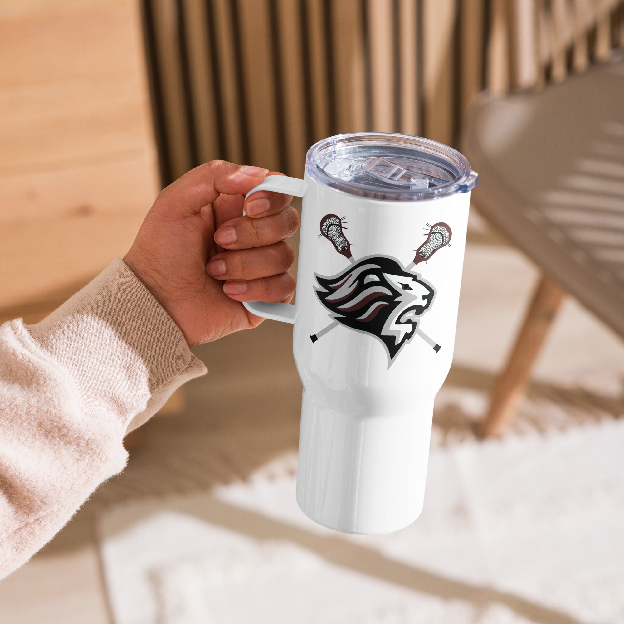 Chelmsford Travel mug with a handle