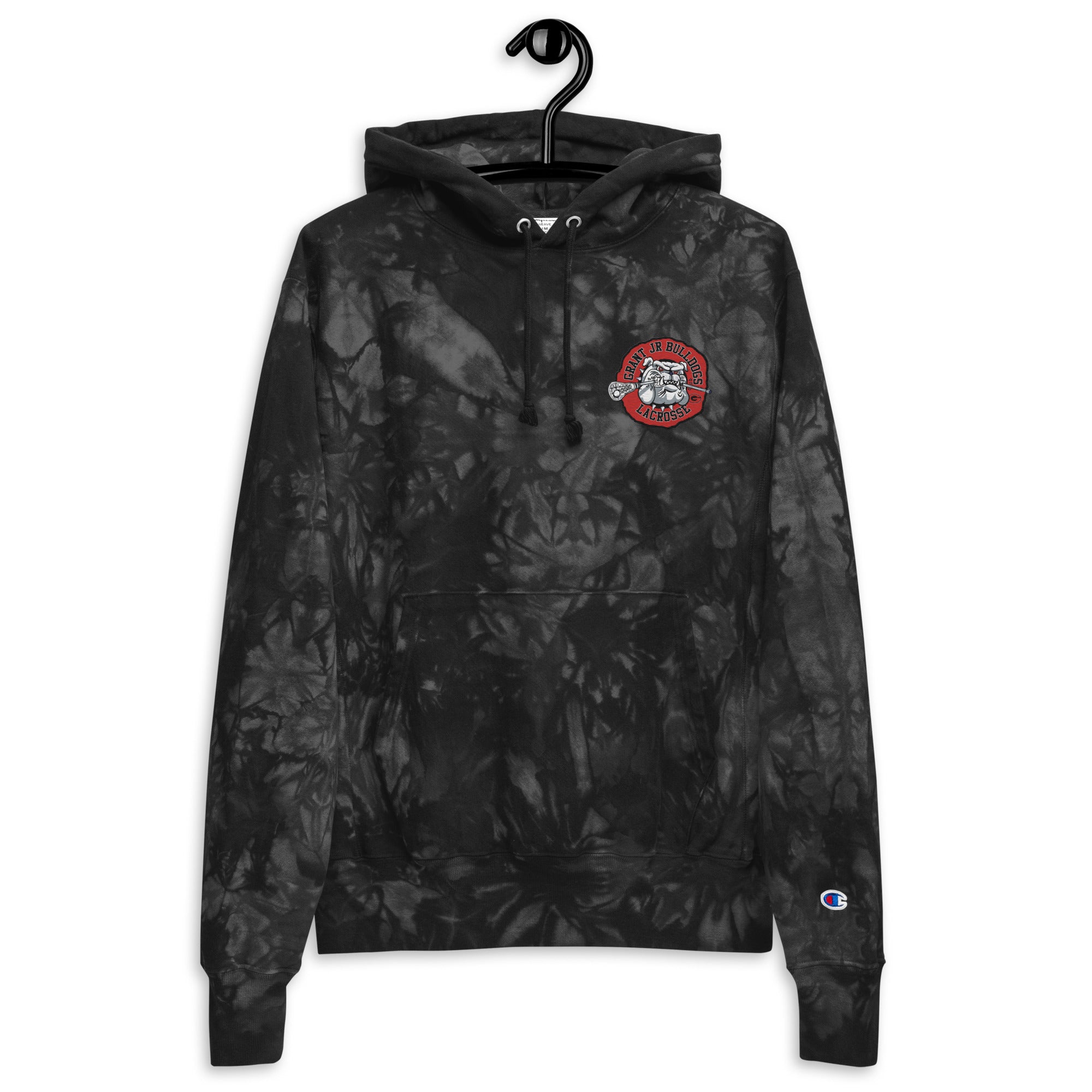 Bulldogs Unisex Champion tie-dye hoodie