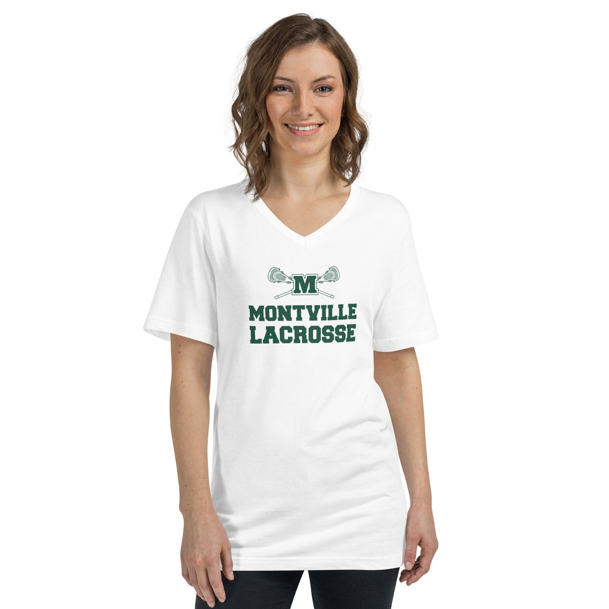 Montville Unisex Short Sleeve V-Neck T-Shirt